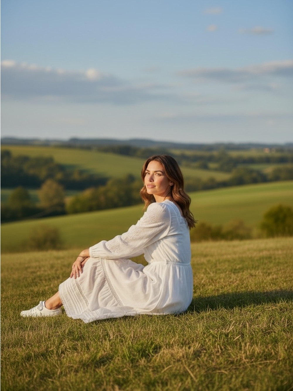 Caroline Constas White Button-Front Maxi Dress with Square Neck - Picture 2 of 8